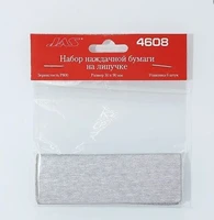 4608  ручной инструмент  Наждачная бумага на липучке, P800, 30x90 мм, 6 шт. 6905740546082