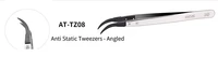 AT-TZ08  ручной инструмент  Пинцет антистатический угловой Angled Tweezer 6970845569540