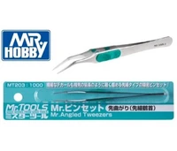 MT-203  ручной инструмент  Пинцет угловой Mr.Angled Tweezers 4973028034820
