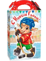 Новогодний подарок Спорт (картон) 1200г 129у