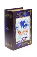 Новогодний подарок книга "Книга сказок" дерево+кожа 1500 гр. 116402