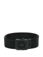 Ремень с тиснением Compass Stone Island Junior, серый 47678381