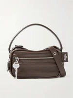 Кожаная сумка через плечо Camero Kit с аппликацией Acne Studios, коричневый 47351193