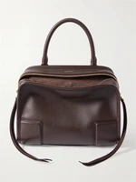 Маленькая кожаная сумка через плечо Amazona 180 LOEWE, коричневый 47350830