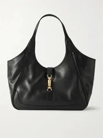 Средняя сумка-тоут Mercato из текстурированной кожи GUCCI, черный 47338271