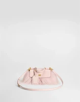 Сумка Mini My Sicily из меха длинношерстной козы и телячьей кожи плонже DOLCE &amp; GABBANA, белый 47362076