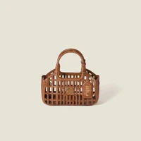 Кожаная корзина MIU MIU, коричневый 47368290
