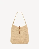 LE 5 À 7 мягкая большая из рафии SAINT LAURENT, бежевый 47373832