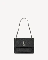 NIKI medium из винтажной кожи SAINT LAURENT, черный 47374303