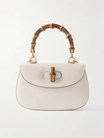 Кожаная сумка через плечо Bamboo 1947 GUCCI, белый 47344721