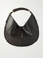 Сумка через плечо Mombasa из кожи с панелями SAINT LAURENT, коричневый 47345176