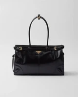 Большая кожаная сумка Prada Bonnie, черный 47349939