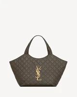 ICARE среднего размера из стеганой наппы SAINT LAURENT, зеленый 47339421