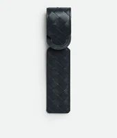 Intrecciato Long Tag Holder BOTTEGA VENETA, черный 47361086