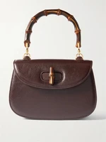 Малая сумка тоут GUCCI Bamboo 1947 из текстурированной кожи, коричневый 47344593