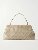 Плечевая сумка из кожи Intrecciato BOTTEGA VENETA, белый 47345547