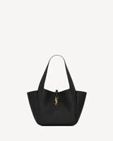LE 5 À 7 SMALL BEA из зернистой кожи SAINT LAURENT, черный 47339759