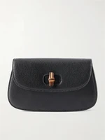 Клатч из фактурной кожи Bamboo 1947 GUCCI, черный 47345638