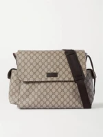 Сумка для пеленок Ophidia из канваса с покрытием и принтом GUCCI, бежевый 47356799
