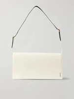 JIL SANDER Сумка через плечо из кожи среднего размера с файлом, бежевый 47345648