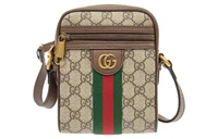 Сумка через плечо Gucci Ophidia GG Бежевый/Черное дерево 4546885
