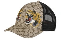 Кепка Gucci Tiger Embroidery, черный / коричневый 13910479