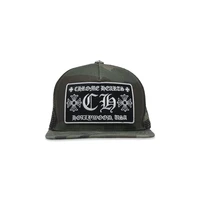 Кепка Chrome Hearts Hollywood Trucker, зеленый камуфляж 4768269