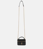 Сумка кросс-боди Gaby Micro из кожи Saint Laurent, нуар 25622086