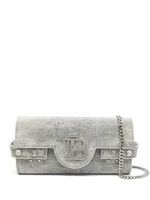 Balmain джинсовый клатч B-Buzz, серый 10024802