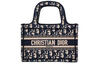 Женская сумка Dior BookTote, синий/белый 4553731