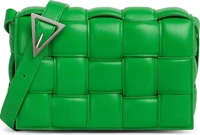 Сумка Bottega Veneta Padded Cassette Bag Parakeet/Silver, серебряный 1127316