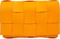 Сумка Bottega Veneta Small Cassette Bag Tangerine/Gold, оранжевый 1124265
