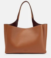 Кожаная сумка-тоут среднего размера Tod'S, коричневый 5982013