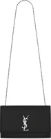 Сумка Saint Laurent Kate Medium Leather Shoulder Bag Black, черный 1123743
