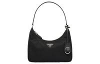 Re-Edition 2005 Re-Nylon и Saffiano мини-сумка через плечо черная PRADA 26464598
