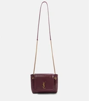 Миниатюрная кожаная сумка-кроссбоди Nolita Mini Saint Laurent, Lt Hot Wine 25641729