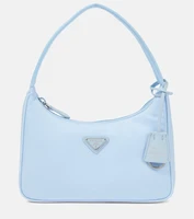 Мини-сумка через плечо Re-Edition Prada, Celeste 25626804