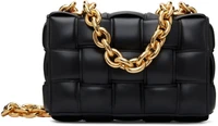 Черная стеганая сумка-кассета с цепочкой Bottega Veneta 1082496