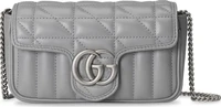 Мини-сумка Gucci GG Marmont Deep Grey 666637