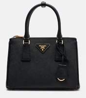 Галерея Saffiano маленькая кожаная сумка-тоут Prada, черный 25639755