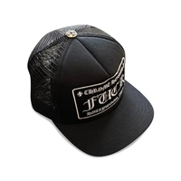 Chrome Hearts F**k Hollywood Дальнобойщик Черная шляпа 4768667