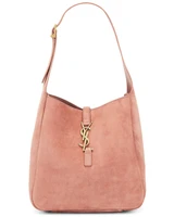 Маленькая мягкая сумка-хобо Le 5 A 7 Saint Laurent, цвет Barely Pink 22362583