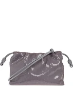 Сумка через плечо, украшенная пайетками LOEWE, серый 23749815