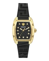 Часы Versace Dominus с бриллиантами, черный/золотой/черный 23588525
