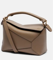 Пазл Маленькая кожаная сумка-тоут Loewe, серо-коричневый 25641995