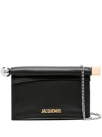 Клатч La Petite Pochette Rond Carré JACQUEMUS, черный 25865302