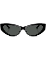 Versace Eyewear солнцезащитные очки в оправе 'кошачий глаз' с декором Medusa, черный 9975596
