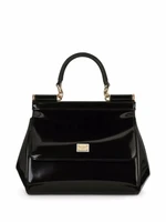 Сумка-тоут Sicily среднего размера DOLCE &amp; GABBANA, черный 25845224