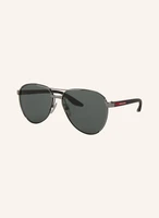 Солнцезащитные очки ps 51ys PRADA LINEA ROSSA, цвет 5AV50F - SILBER/HELLGRÜN 18298366