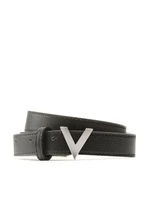 Женский ремень Valentino с буквой, черный/серебряный 7905762